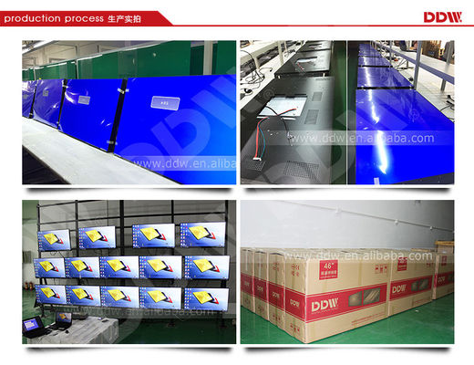 65 "منحني الجدار الفيديو 500 شمعة 1080p عالية الدقة 3.5 ملم الحزام الحافة DDW-LW650HN11