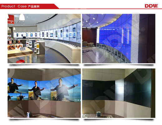 65 "منحني الجدار الفيديو 500 شمعة 1080p عالية الدقة 3.5 ملم الحزام الحافة DDW-LW650HN11