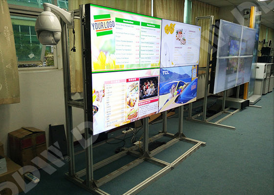 عرض الإعلانات LG الجدار الفيديو 46 بوصة 3.5MM حافة سلس أدى الإضاءة الخلفية