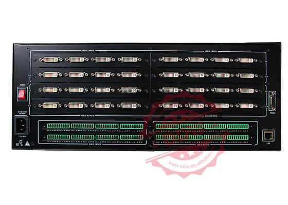 منحني متعدد الجدار فيديو معالج الشاشة الكبيرة 4K تجميد RS232 / IP التحكم