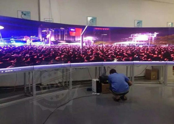 65 "منحني الجدار الفيديو 500 شمعة 1080p عالية الدقة 3.5 ملم الحزام الحافة DDW-LW650HN11