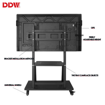 65 بوصة شاشة تفاعلية السبورة البيضاء 20 نقطة IR متعددة اللمس LCD السبورة التفاعلية