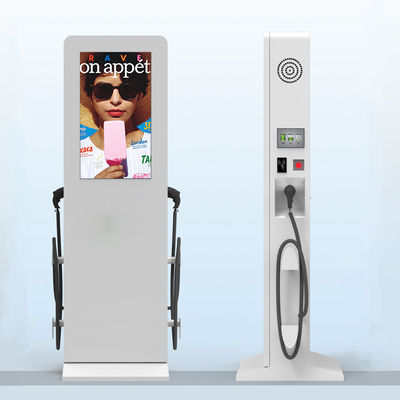 55 بوصة رمادي الإعلان الرقمي لافتات محطة شحن السيارات DDW-AD5501S 1920x1080 2500nits ماء لمكافحة الضباب