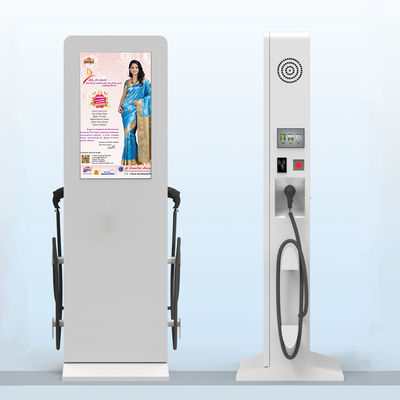 55 بوصة رمادي الإعلان الرقمي لافتات محطة شحن السيارات DDW-AD5501S 1920x1080 2500nits ماء لمكافحة الضباب