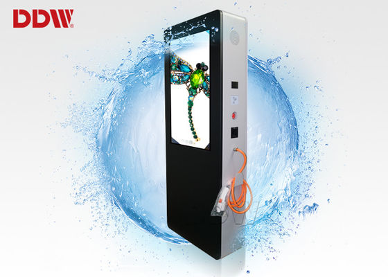 65 بوصة في الهواء الطلق ISO9001 تخصيص اللون الذكية الرقمية لافتات تهمة كومة للطاقة - سيارة 2500nits DDW-AD6501S