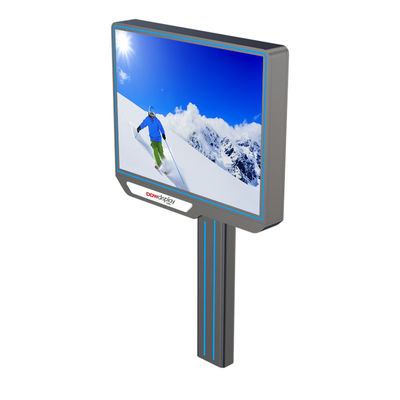 سهلة التثبيت الفولاذ P6 في الهواء الطلق الصلبة لا يضرب الماء لوحات الإعلانات الطريق السريع الرقمية الإلكترونية