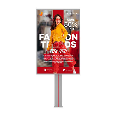 سهولة التثبيت مقاومة للماء IP65 p6 8000nits نظام الفولاذ 4G الإعلانات الخارجية التي أدت لوحة الإعلانات مع HDMl