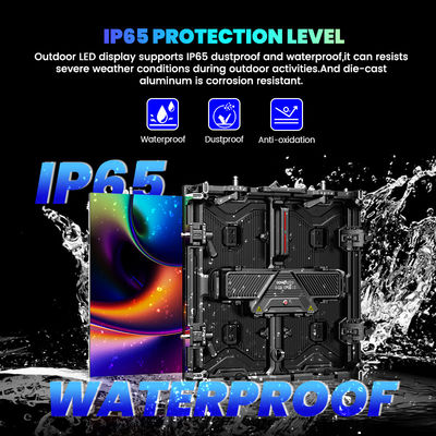 مضاد للماء 500x500 ملون كامل p3.91 p1.56 P2.604 7680hz لوحة داخلية عرض خارجي