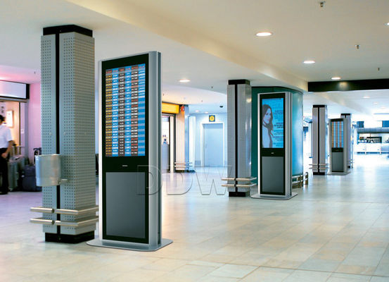 شاشة العرض LCD المتكاملة الطوطم StandaloneStretched بشاشة 42 بوصة مع برنامج WLED