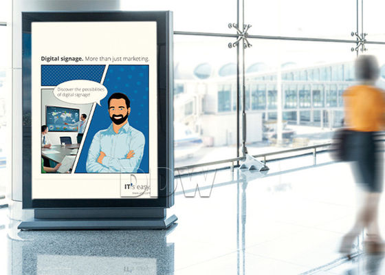 صناعة نسخة Lcd الرقمية لافتات 1920x1080 DDW-AD8201SN لمتجر كبير