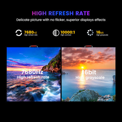 لون كامل P5 P6.67 P8 P10 ألومنيوم خارجي شاشة LED خارجية إعلان شاشة LED