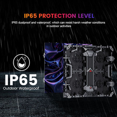 العرض ال LED المهني P4.81 المستوى الإيجار مع خزانة الألومنيوم للإيجار