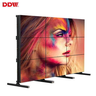 3.5 ملم 1920x1080 DDW LCD فيديو حائط 49 بوصة عالي السطوع درجة تجارية