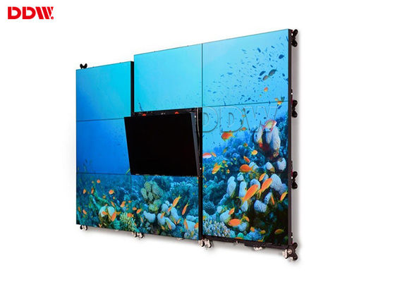 16: 9 نسبة عرض إلى ارتفاع غير ملحومة شاشة حائط / شاشة عرض كبيرة 2 × إدخال HDMI