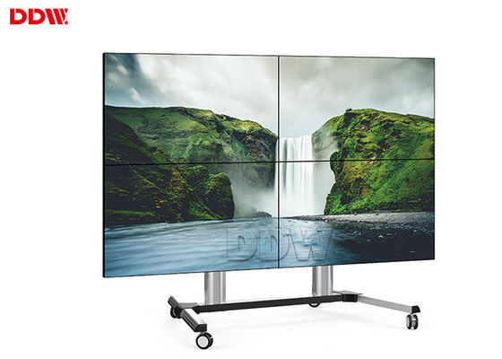 الجدار التجاري شاشات الكريستال السائل الصف التجاري / متعدد اللمس فيديو الجدار RS232 إخراج الإدخال