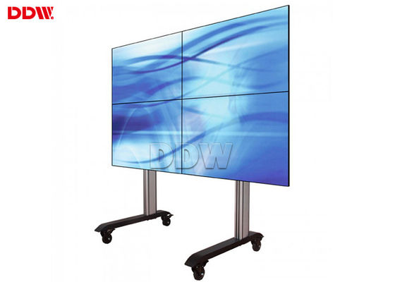 DDW Floor Standing 55 Inch Video Wall / Movable Frameless Video Wall