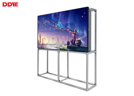 5.3 مم Bezel Video Wall Advertising / 55 Video Wall Display مراوح منخفضة الضوضاء