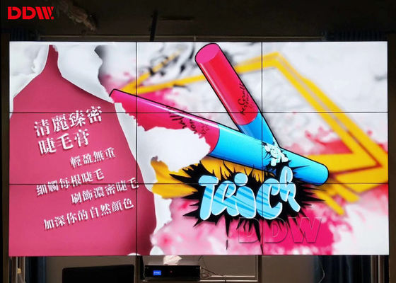 التحكم عن بعد جدار الفيديو التجاري تصميم هيكل الجدار الجميل