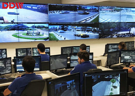 9 شاشات عرض أنظمة عرض الحائط بالفيديو / غرفة التحكم عن بعد