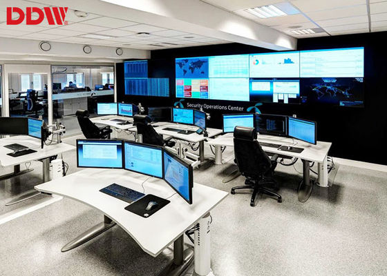 جدار فيديو غرفة الاجتماعات المضادة للوهج ، شاشات حائط فيديو رفيعة للغاية