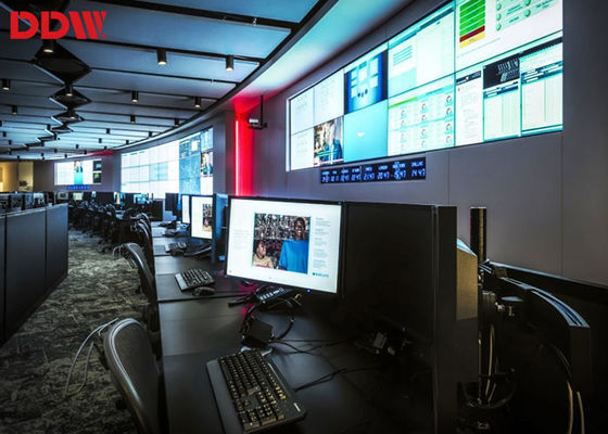 نظام أمان فيديو 55 بوصة / حائط فيديو أصلي متعدد العرض 500 شمعة في المتر المربع