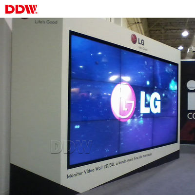 شاشة عرض فيديو LCD تجارية 60 هرتز 46 بوصة 1.7 مم 1920 * 1080 VGA Y Pb Pr AV