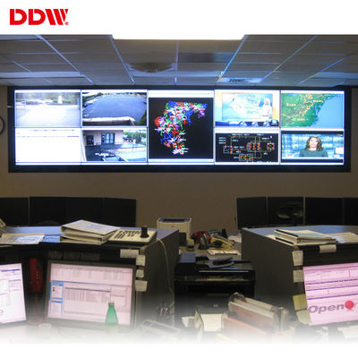 معالج حائط فيديو عالي الدقة لشاشة عرض LCD مقاس 16 × 16 شاشة كبيرة RS232 LAN