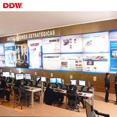 وحدة تحكم حائط فيديو POP للكمبيوتر الشخصي 6x6 4k القرار 1920x1080p 110-220V AC لـ VGA