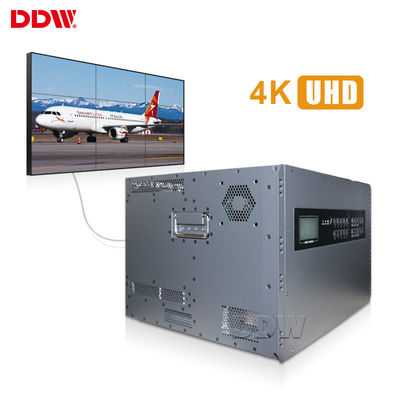 12W / قناة 4K DVI Loop Video Wall Control Box 2x2 برامج التحكم الخاصة RJ-45 أنثى