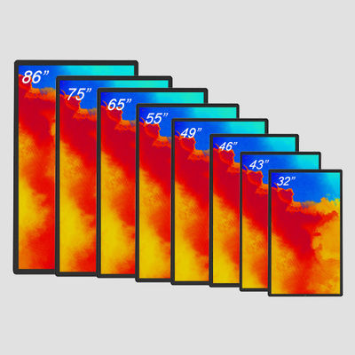 IP66 مقاوم للماء 3500 Nits 3840X2160 شاشة لافتات LCD