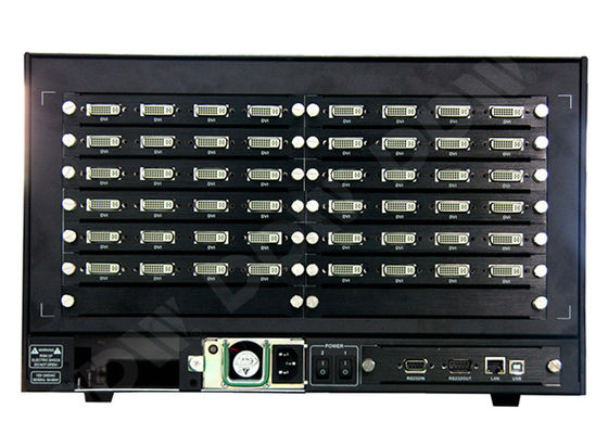 1x4 / 2x2 جدار الفيديو تحكم 1080P أعلى القرار طريقة RS232 / IP التحكم DDW-VPH0808