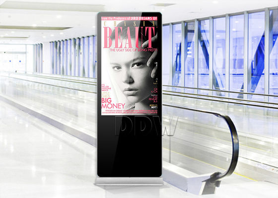 46 "الطوطم التفاعلية Lcd الرقمية لافتات دعم Wifi / 3G / LAN عرض الشبكة DDW-AD4601SN