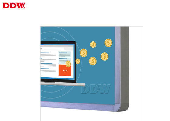 شاشة LCD شفافة 32 "لافتات رقمية شل الخارجي التسلق وحدة شبكة واي فاي الجيل الثالث 3G / 4G