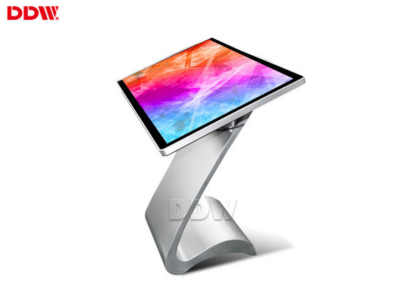 عالية السطوع شاشة تعمل باللمس مراقب كشك ، Lcd الإعلان كشك متعددة إشارة وظيفة
