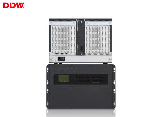 3x3 معالج حائط فيديو متعدد - طريقة إدخال تنسيق التحويل دعم طريقة التحكم RS232 / IP DDW-VPH1212