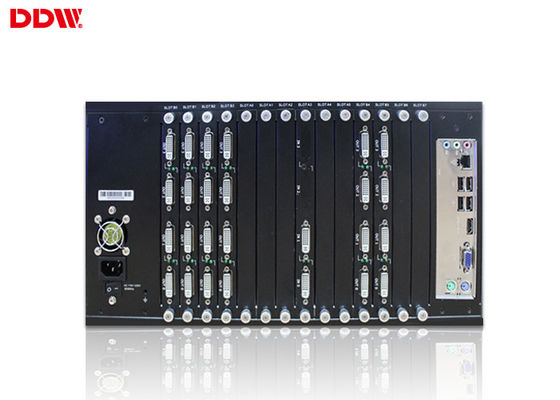 عالية الدقة Hdmi فيديو الجدار المعالج RS232 التحكم عن مترو الانفاق / عرض مطار DDW-VPH0506