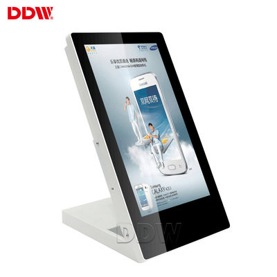 700 Nits Touch Screen Digital Signage 15.6 '' Table Top Advertising Display For Cafe