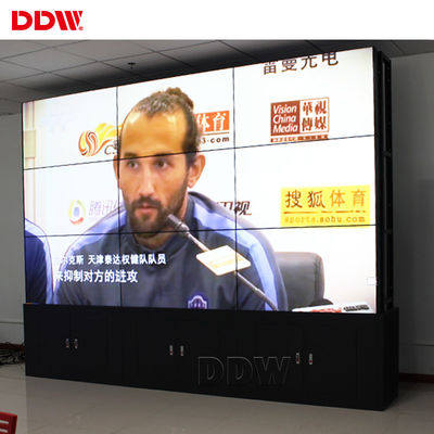 46 DDW LCD Video Wall 1.7mm بإطار ضيق للغاية لمركز التسوق DP Loop Out