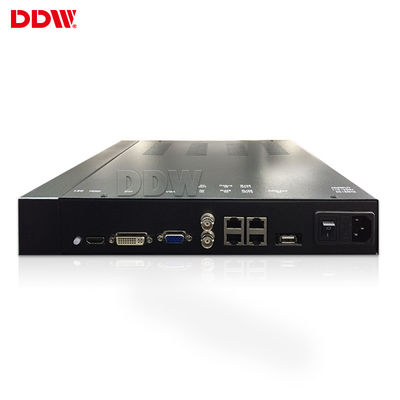شاشة جدار فيديو LCD ذات الإطار الضيق DDW LCD رفيعة للغاية 8 بت 16 متر تدعم منافذ الإشارة المتنوعة