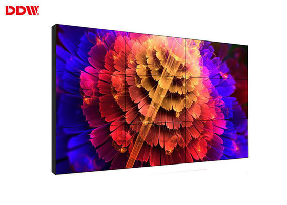 جدار فيديو LCD DDW خفيف الوزن مقاس 49 بوصة مع لوحة Samsung أصلية 500 شمعة في المتر المربع