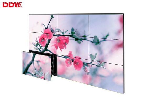 ضيق جدار الفيديو فرملس تصميم ، شاشة LCD فيديو الجدار التحكم عن بعد
