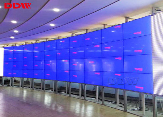 جدار فيديو LCD غير ملحوم ARC ، غرفة اجتماعات شاشة عرض فيديو LCD ذات واجهة مختلفة