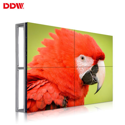 جدار فيديو LCD غير ملحوم بإطار فائق النحافة ، شاشة عرض LCD للفيديو 55 بوصة