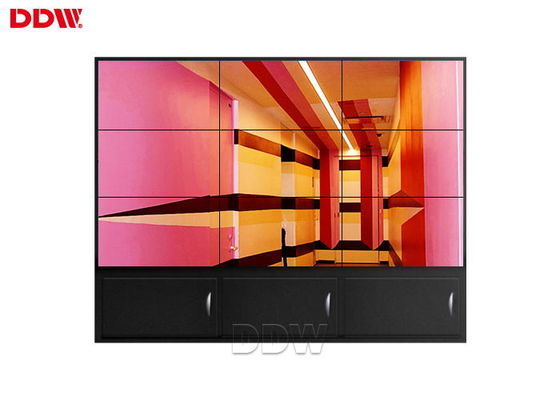 لوحة عرض حائط فيديو LCD ملونة كاملة 2 X HDMI مدخلات 700 شمعة في المتر المربع