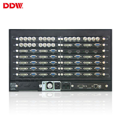 دقة الإخراج 1920 * 1080 2x3 Video Wall Controller ، RS232 LAN HD Video Controller